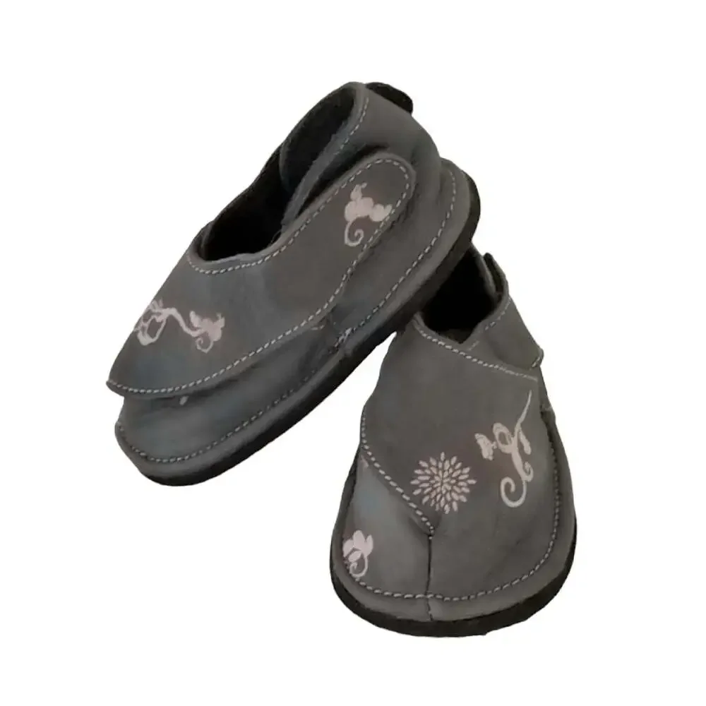 Baby Girl Scooter Bees Leather Walking Moccasins